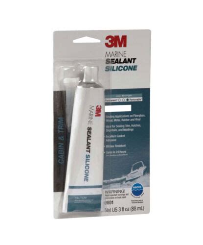 3m 08019 Marine Grade Silicone Sealant 3 Oz Ebay