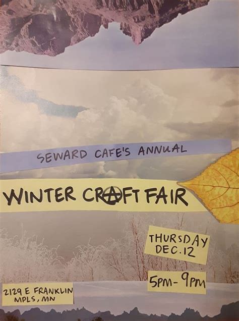 Winter Craft Fair At Seward Cafe Seward Cafe Roseville December 12