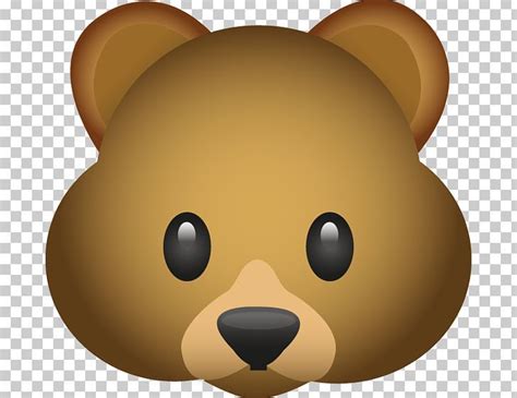 Bear Emoji Emoticon PNG Free Download Bear Emoji Emoji Wallpaper Iphone Emoji Wallpaper