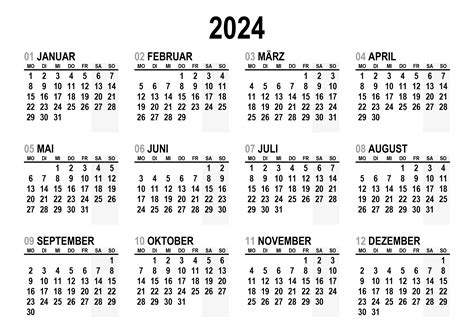 Kalender 2024 Word Zum Ausdrucken 19 Vorlagen Kostenlos Images