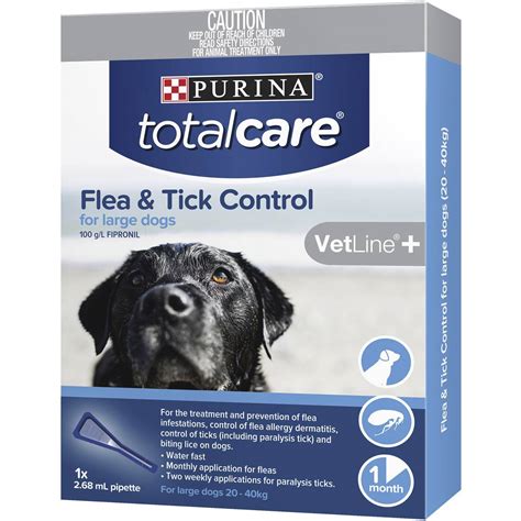 Total Care Fleaandtick Control For Large Dogs Each Woolworths