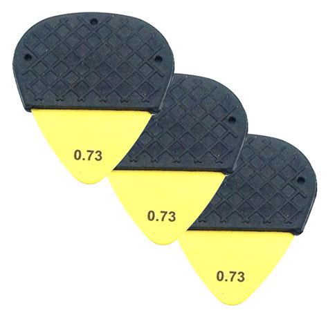 Delrin Guitar Pick With Removable Dynamic Knurl Rubber Grip — American