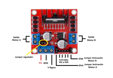 Módulo Controlador De Motores L298n Tutoriales Arduino