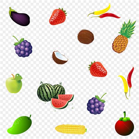 Mixed Fruit Vector Png Images Mixed Fruit Illustration Cartoon Clip