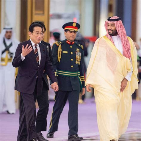 Hrh Crown Prince Receives Japanese Prime Minister Both Hold Official Talks Leaders