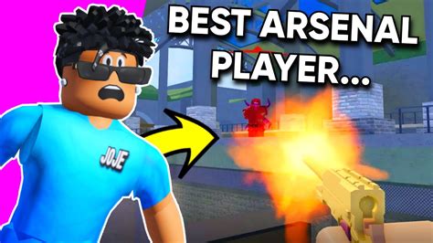 Joje Becomes The Best Arsenal Roblox Player Youtube