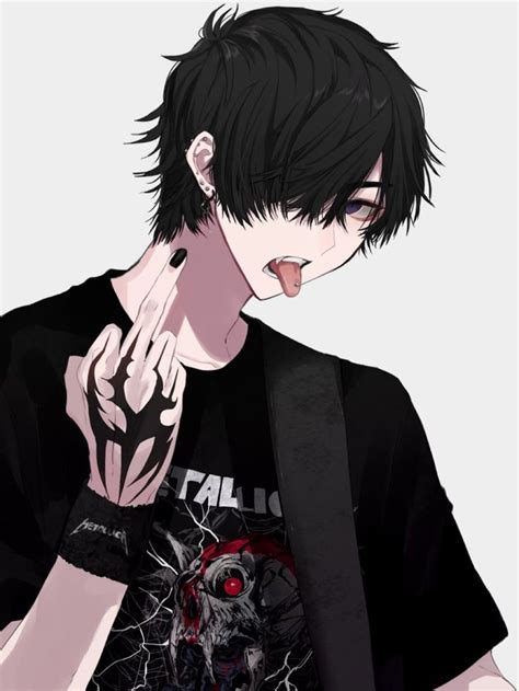 Pin By Mon9 On Boys Black Haired Anime Boy Black Hair Anime Guy