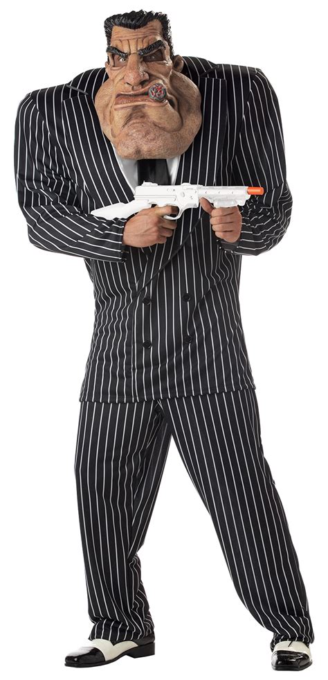 Gangster Massive Mobster Costume Adult Men 20th