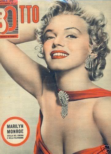 Marilyn Monroe On The Cover Of 8 Otto Magazine 1952 Italy Photo By Bruno Bernard 1952