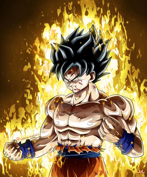 In the dragon ball super manga, goku was able to master ultra instinct to the point where he could reach, ultra instinct sign, which is a more so super saiyan forms were about gaining more speed and strength. Goku Ultra Instinct Super Saiyan by Maniaxoi on DeviantArt