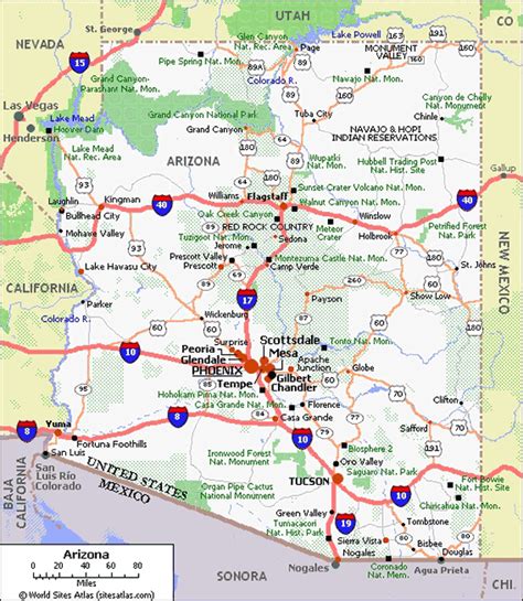 Arizona With Images Arizona Map