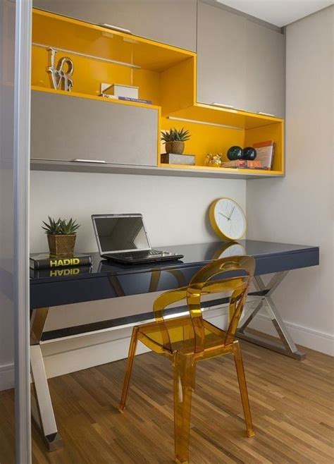 Modern Home Office Idea That Easily Implemented 15 | Office table ...