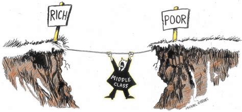 The Middle Class Is Not Wealthy Not Poor But Faces An Uncertain Future