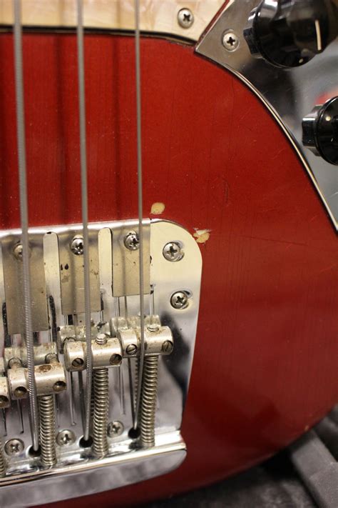 1973 Fender Mustang Bass Competition Red Guitars Bass Empire Guitars Ri