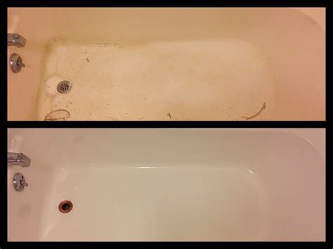 Before And After Of A Refinished Bathtub By Miracle Method Bathtub