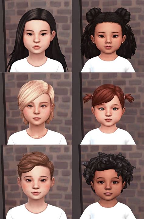Kids Dump 2 Maytaiii On Patreon In 2022 Sims Hair Toddler Cc Sims