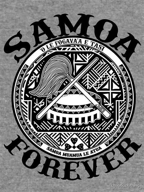 Samoa Forever Crest Seal Design Lightweight Hoodie For Sale By