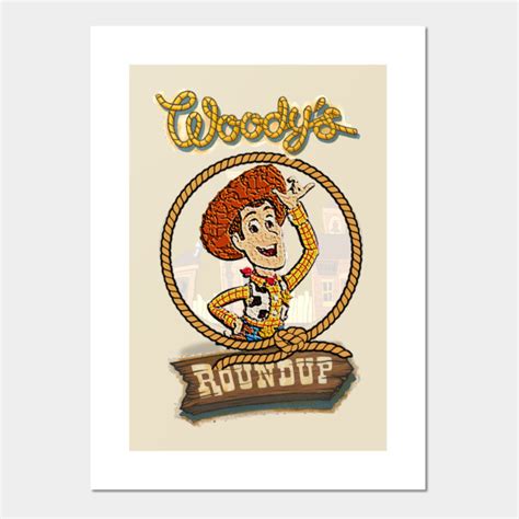 Woody Cowboy Roundup Toy Story Andy Posters And Art Prints Teepublic