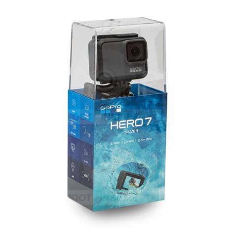 You can take or mount the akaso brave 4 up to 100 feet underwater with its included waterproof case. GoPro HERO7 HERO 7 Silver Waterproof Digital Action Camera ...