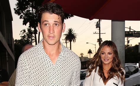 Miles Teller Enjoys A Date Night With Girlfriend Keleigh Sperry Keleigh Sperry Miles Teller