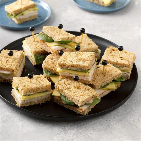 Turkey Gouda Apple Tea Sandwiches Recipe How To Make It