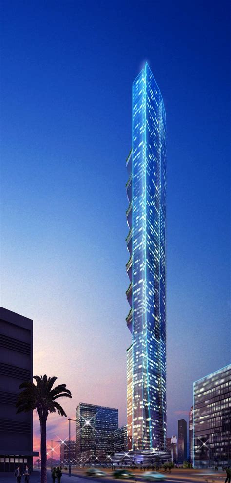 Pentominium Dubai Uae By Aedas Architects 122 Floors Height 516m