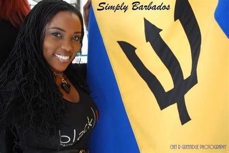 Bajan Beauty With Bajan Flag Beautiful Islands Barbados Puerto