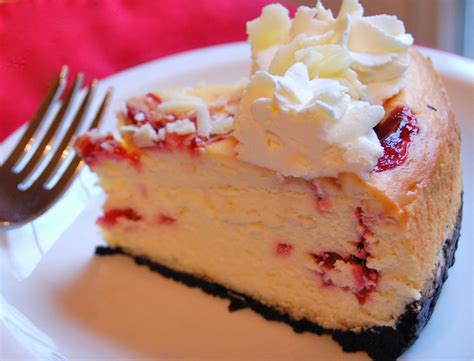 Whisk together the cream cheese, crème fraiche and caster sugar. Cheesecake Factory Recipes: Cheesecake Factory White Chocolate Raspberry Cheesecake Recipe