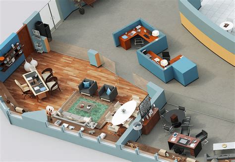 Cool 3d Tv Show Floor Plans Of Your Favorite Tv Offices