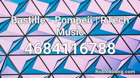 Below you'll find more than 2600 roblox music id codes (roblox radio codes) of most and trending songs of. Bastille - Pompeii | RTech Music Roblox ID - Roblox music codes