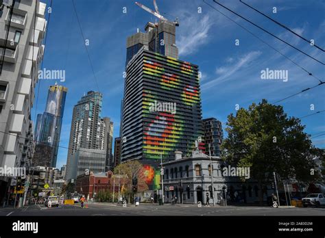 Australia Victoria Melbourne April 11 2019 Swanston Central Tower