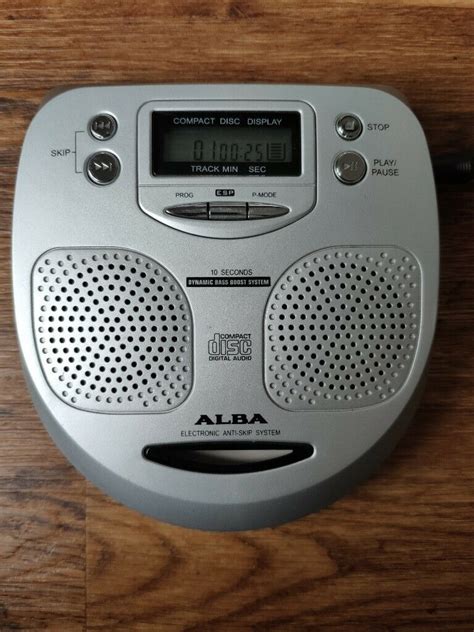 Alba Portable Personal Cd Player With Built In Speakers