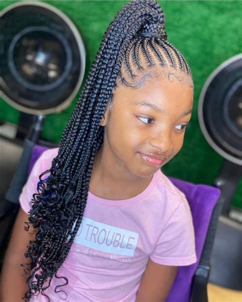 ️hairstyles With Weave Braids For Kids Free Download