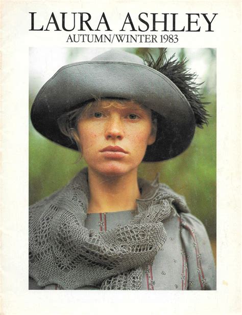 Laura Ashley 1983 Autumn Winter Fashion Catalog Cover The Catalog With Manolo Blahnik Shoes