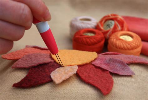 Needle Felting Project With Perle Cotton