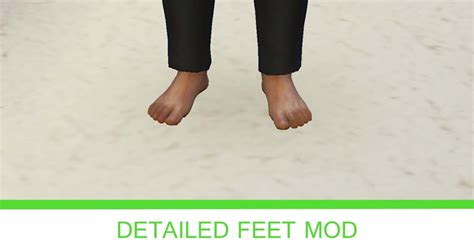 Hardcore Simmer Detailed Feet Mod