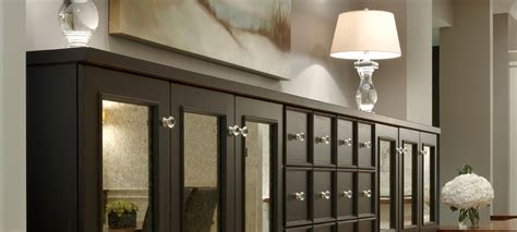 Custom under staircase wine storage units. Contemporary Bedroom Cabinet | Plain & Fancy
