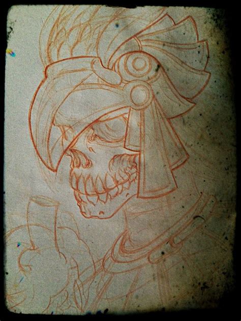 Maybe you would like to learn more about one of these? Aztec Skull Drawing at GetDrawings | Free download