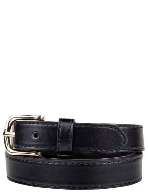 Mens 1 Inch Wide Leather Belt