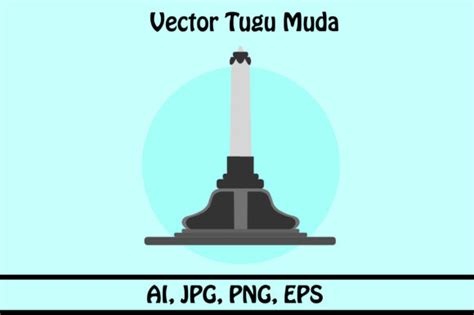 Vector Tugu Muda Full Color Graphic By Rafcreative3 · Creative Fabrica