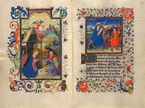 Jesus Nativity In Art The Hours Of Catherine Of Cleves An
