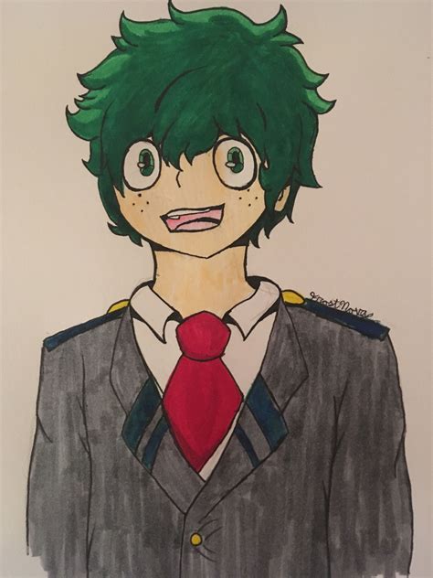 Deku I Was So Proud Of This Until I Accidentally Outlined The Eyes