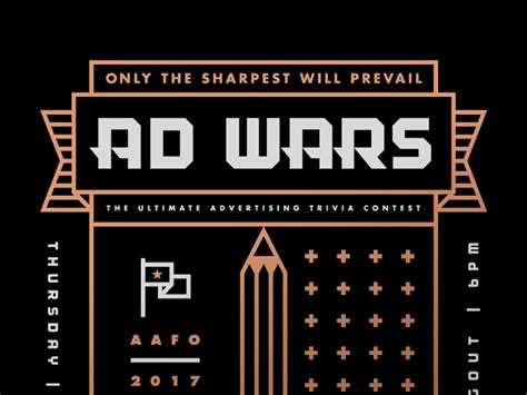 Aaf Omaha Ad Wars 2017 Poster By Sean Heisler On Dribbble