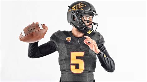 Asu Football Unveils New Black Out Uniforms For Michigan State Game