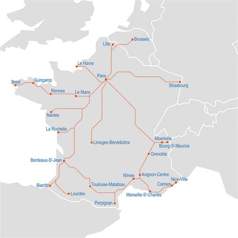 Tu Dich Zusammen Mit Besucher Zuverlässig Tgv Routes France Daumen