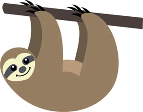 Share the best gifs now >>> 8+ Sloth Clipart - Preview : Clip Art Free Slo | HDClipartAll