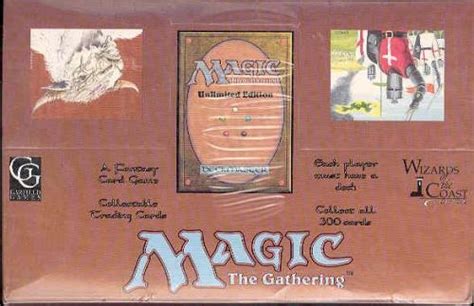 Printed in 1993, this deck contains cards from the 295 card set that introduced magic: Magic the Gathering Unlimited Starter Deck Box | DA Card World