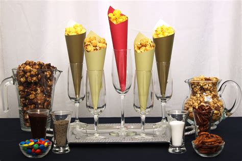 The Popcorn Bar A Sophisticated Way To Serve Popcorn At Your Party