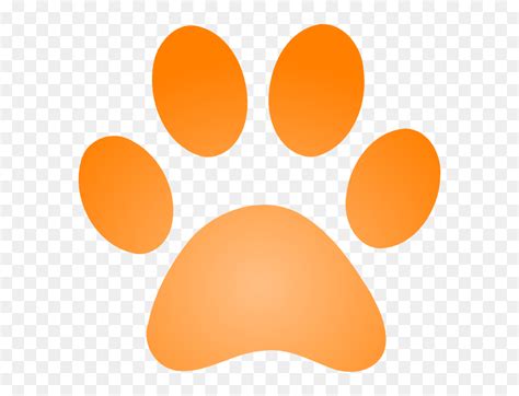 Tiger Paw Clip Art Library