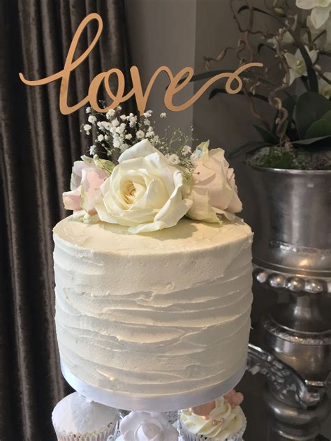 Rustic Style Buttercream Wedding Cake Cream Wedding Cakes Buttercream Wedding Cake Cake